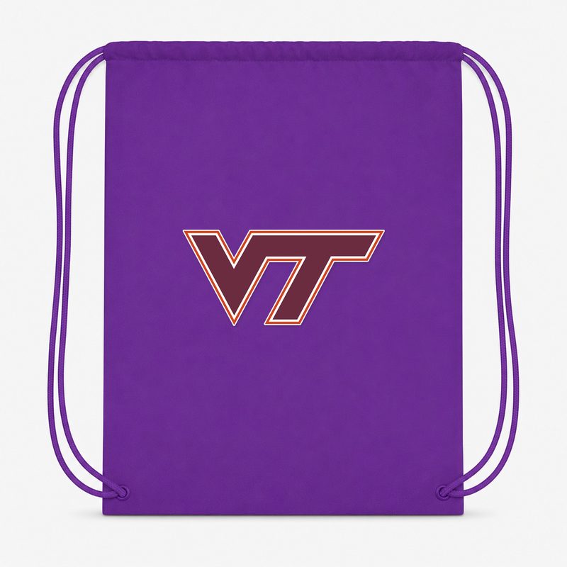 Virginia Tech Hokies Drawstring Bag - Purple