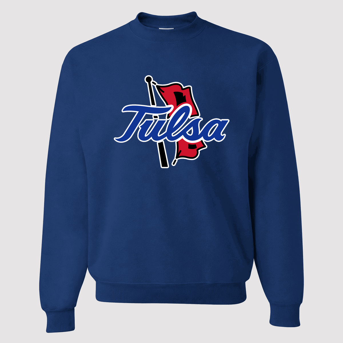 Men's Tulsa Golden Hurricane Crewneck Sweatshirt - Blue