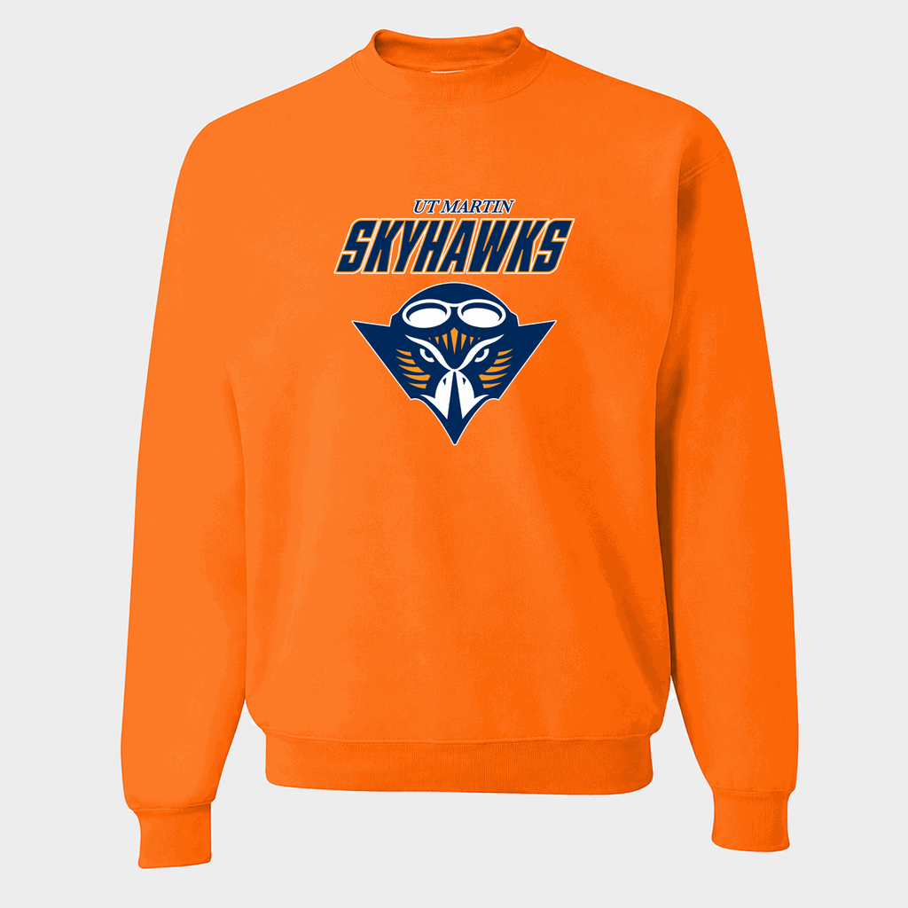Men's Tennessee Martin Skyhawks Crewneck Sweatshirt - Orange