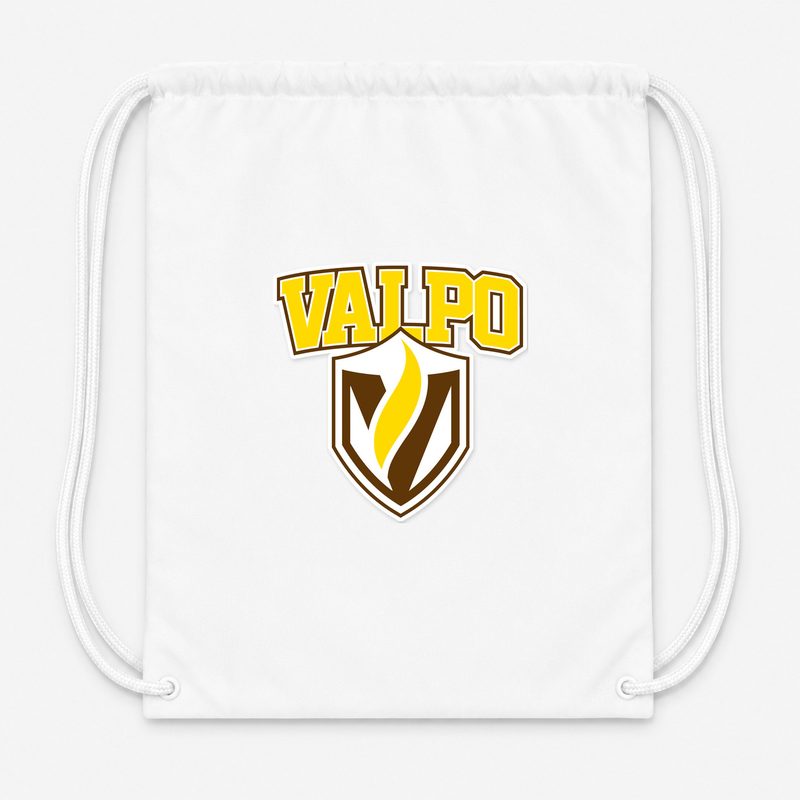 Valparaiso Crusaders Drawstring Bag - White