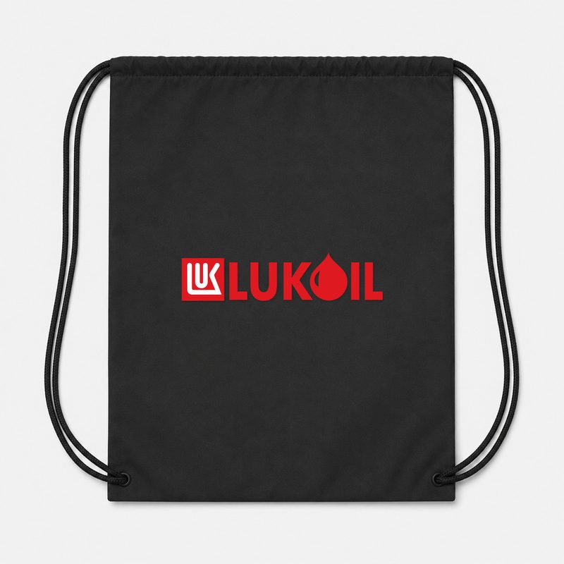 Lukoil Drawstring Bag - Black