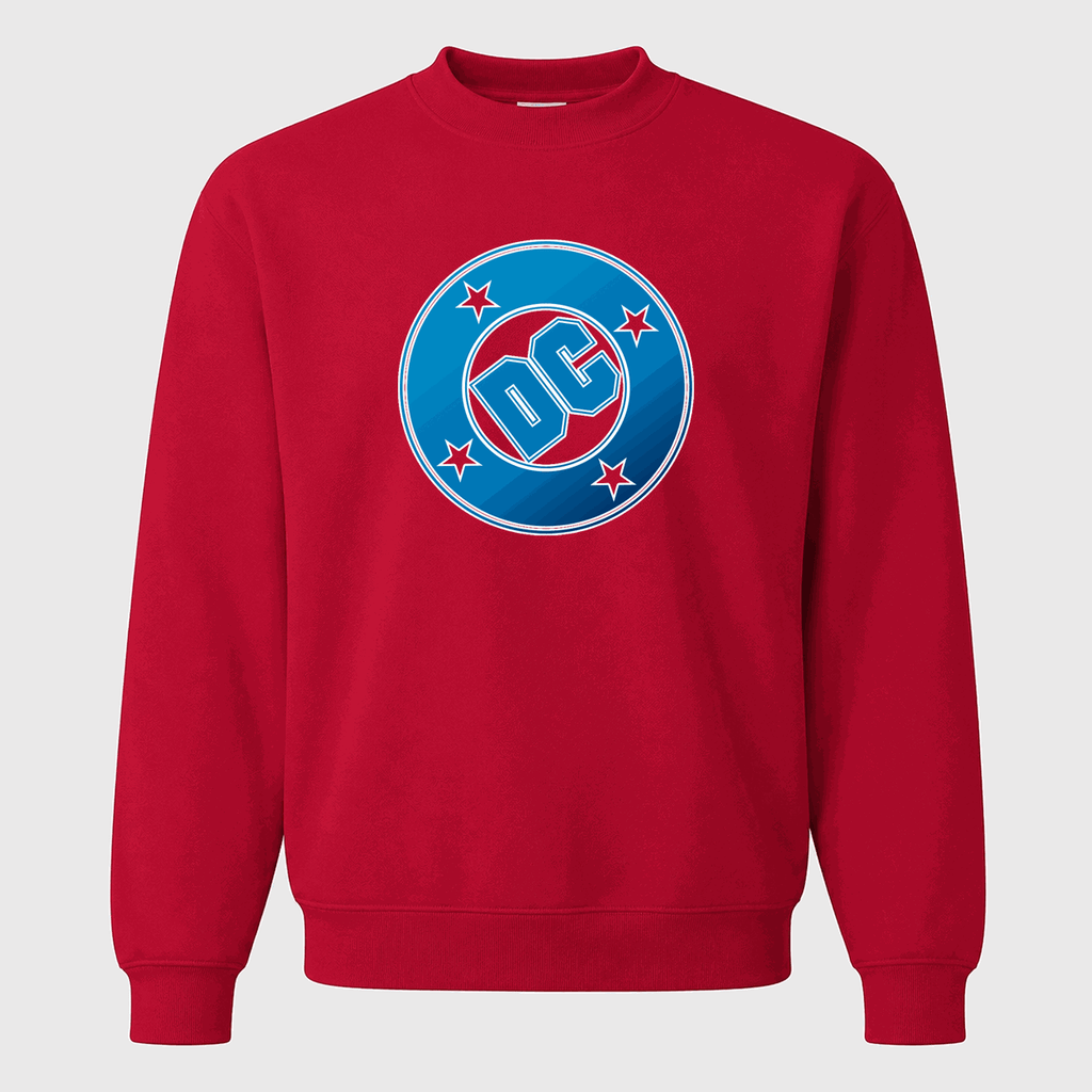 Men's DC Comics Crewneck Sweatshirt - Red