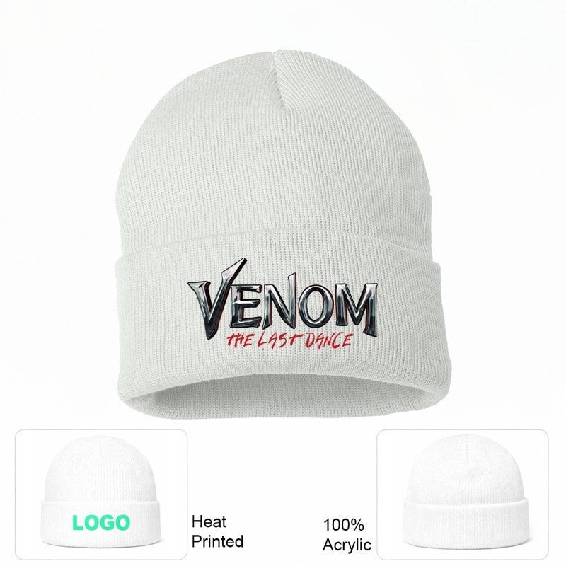 Venom The Last Dance Beanie Hat - White