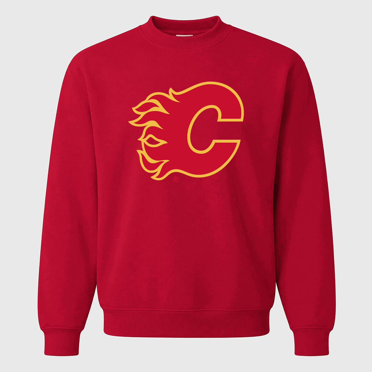 Men's Calgary Flames Crewneck Sweatshirt - Red