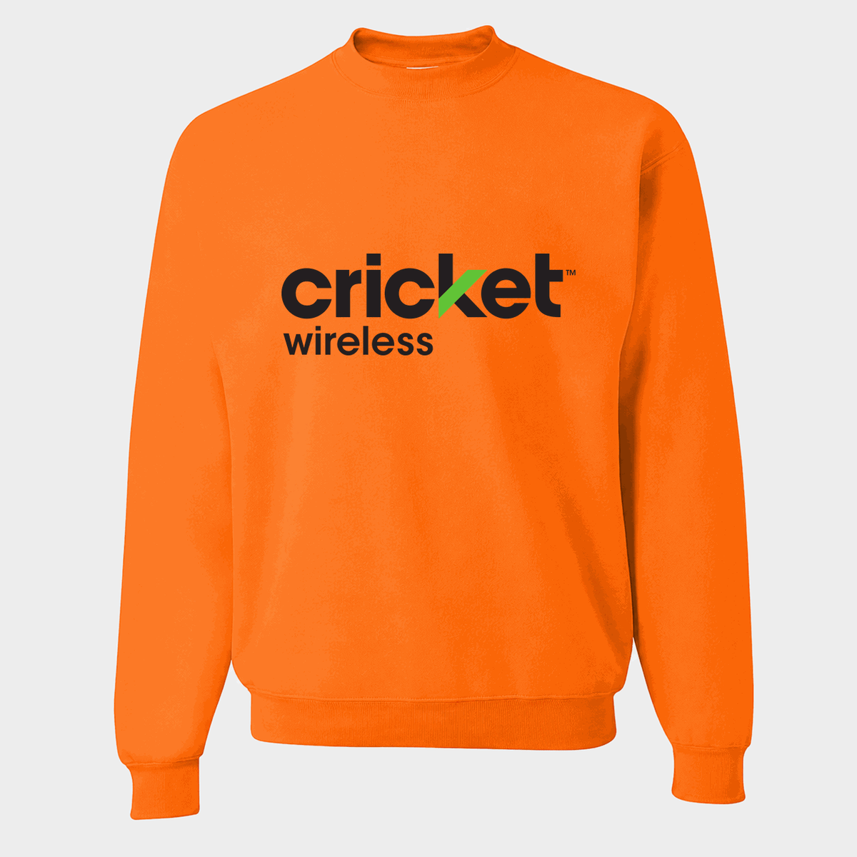Men's Cricket Wireless Crewneck Sweatshirt - Orange