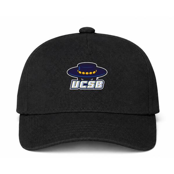 UCSB Gauchos Logo Black Dad Baseball Cap Hat