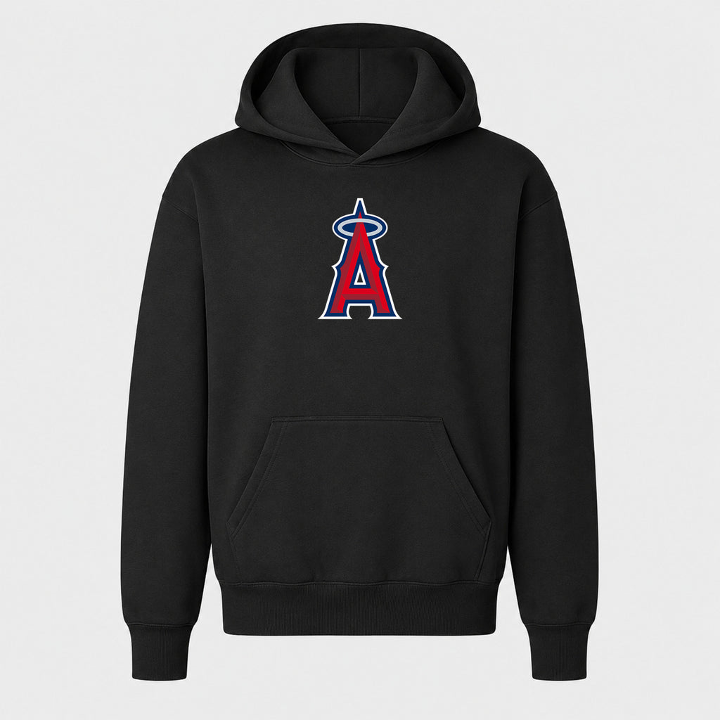 Youth Los Angeles Angels Pullover Hoodie - Black