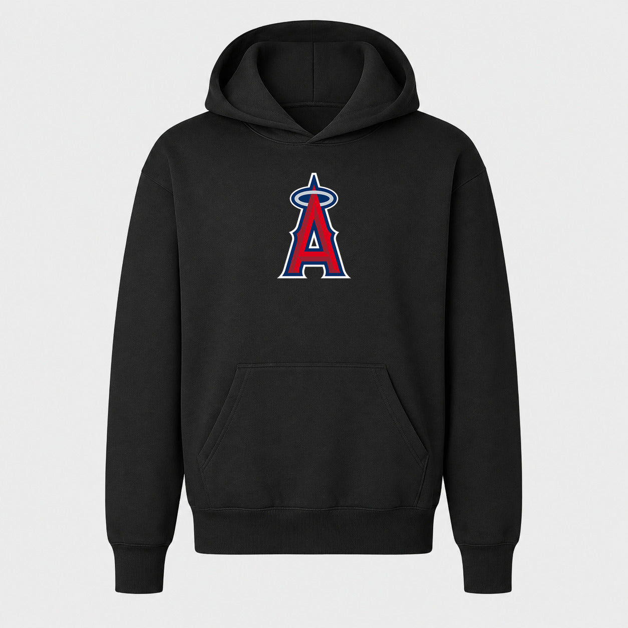 Youth Los Angeles Angels Pullover Hoodie - Black