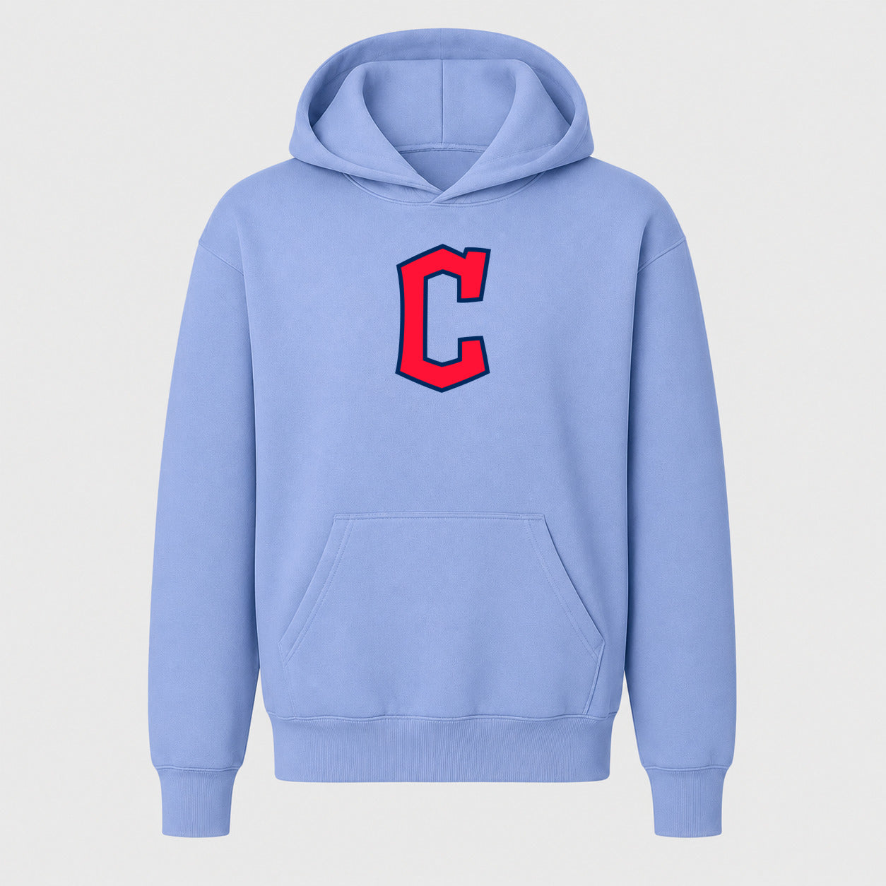 Youth Cleveland Guardians Pullover Hoodie - Light Blue