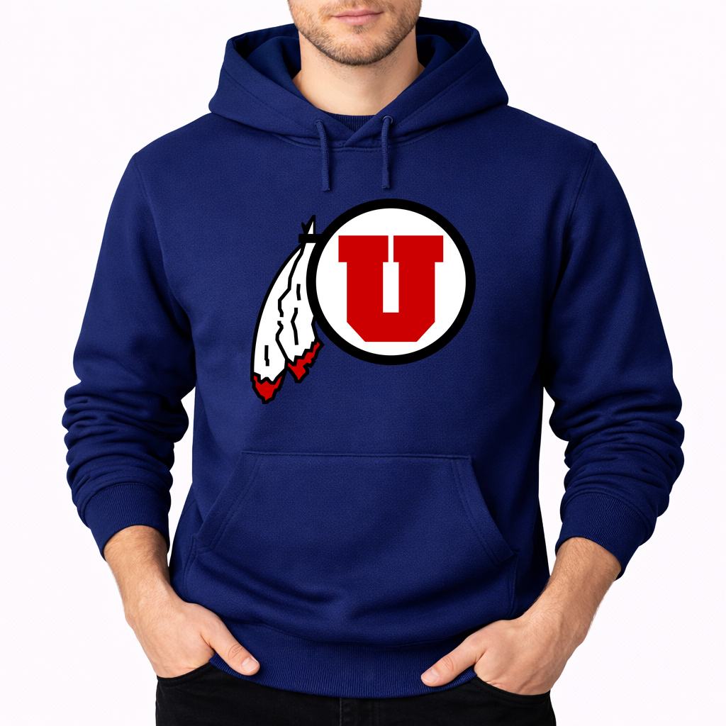 Men's Utah Utes Pullover Hoodie - Navy