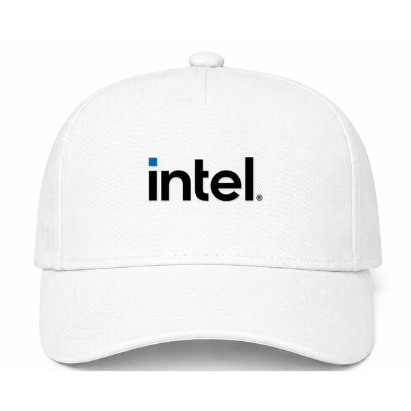 Intel Logo White Dad Baseball Cap Hat