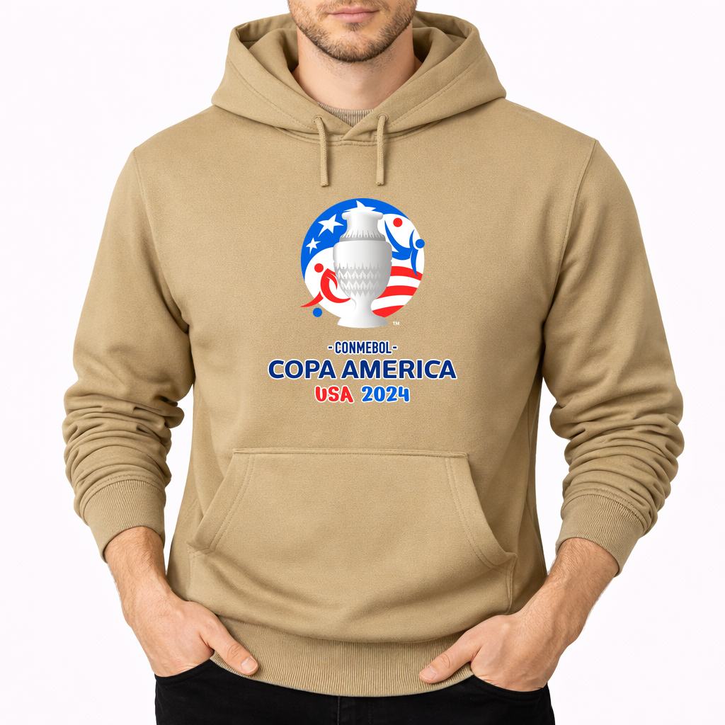 Men's Copa América 2024 Pullover Hoodie - Tan