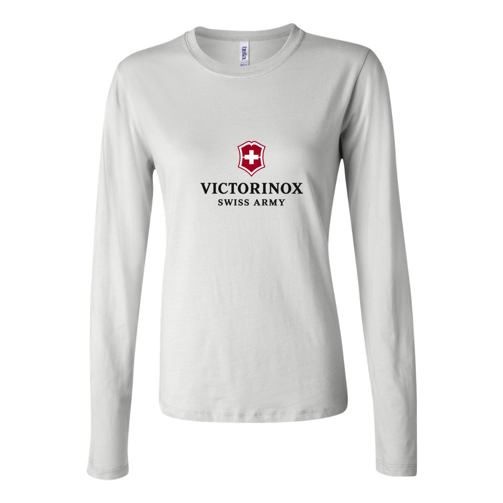 Women's Victorinox Swiss Army Long Sleeve T-Shirt - White