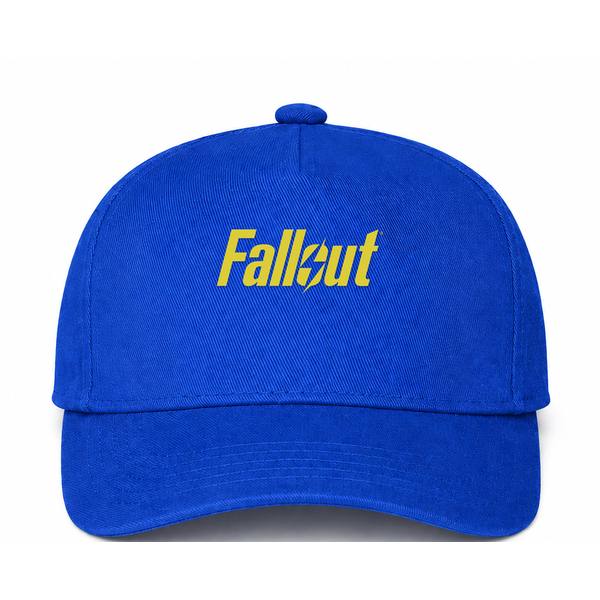 Fallout Logo Blue Dad Baseball Cap Hat