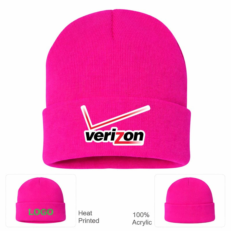 Verizon Wireless Hot Pink Beanie Hat
