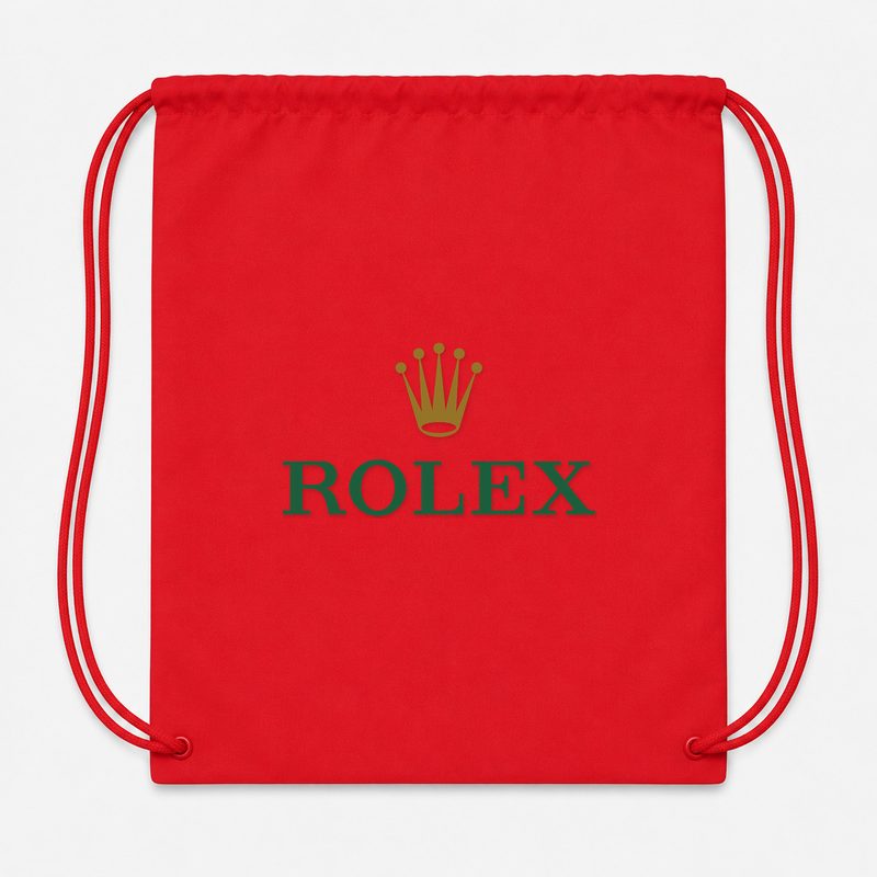 Rolex Drawstring Bag - Red