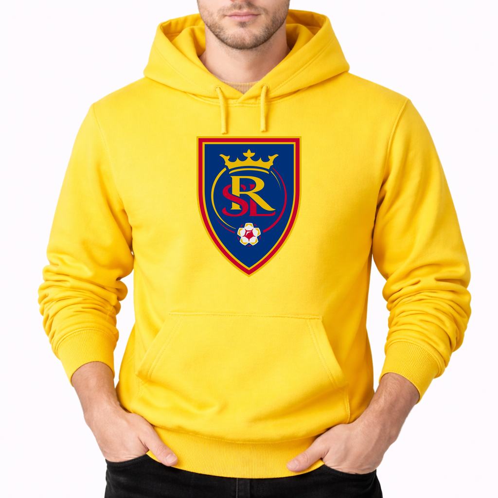 Men's Real Salt Lake Soccer Pullover Hoodie - Yellow