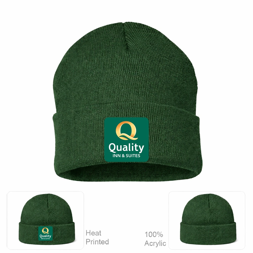 Quality Inn & Suites Beanie Hat - Forest Green