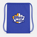 White Castle Drawstring Bag - Blue
