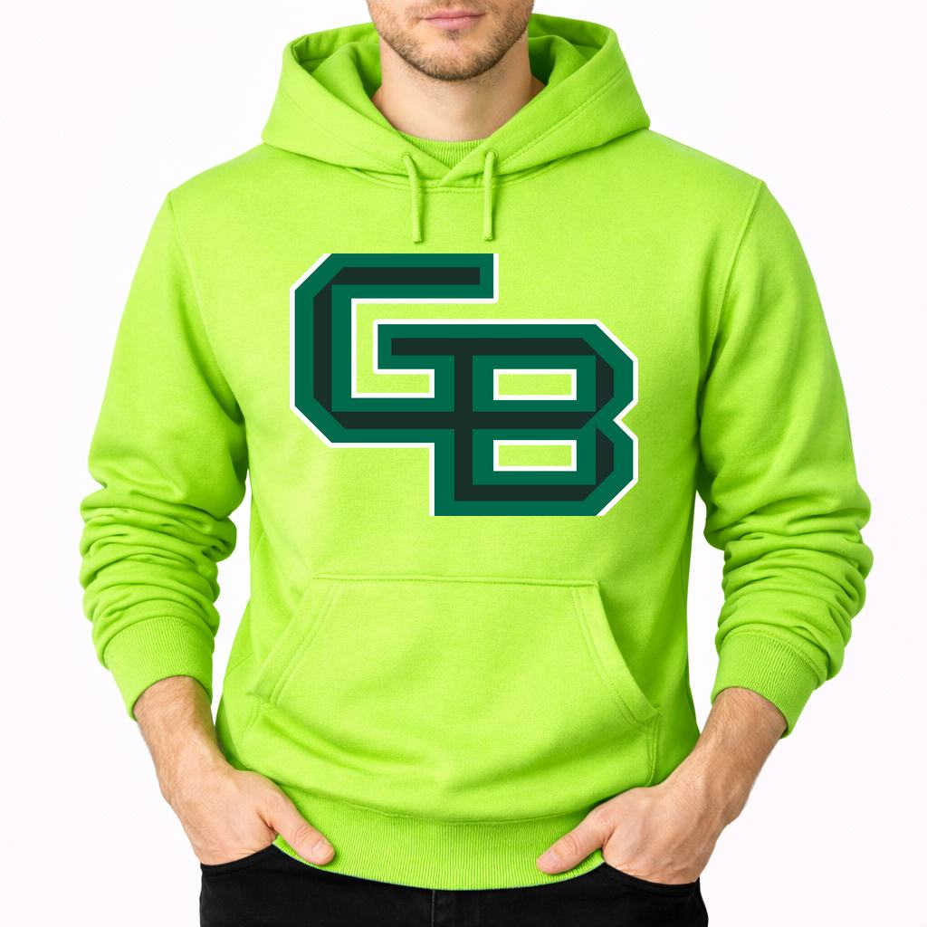 Men's Wisconsin Green Bay Phoenix Pullover Hoodie - Lime green