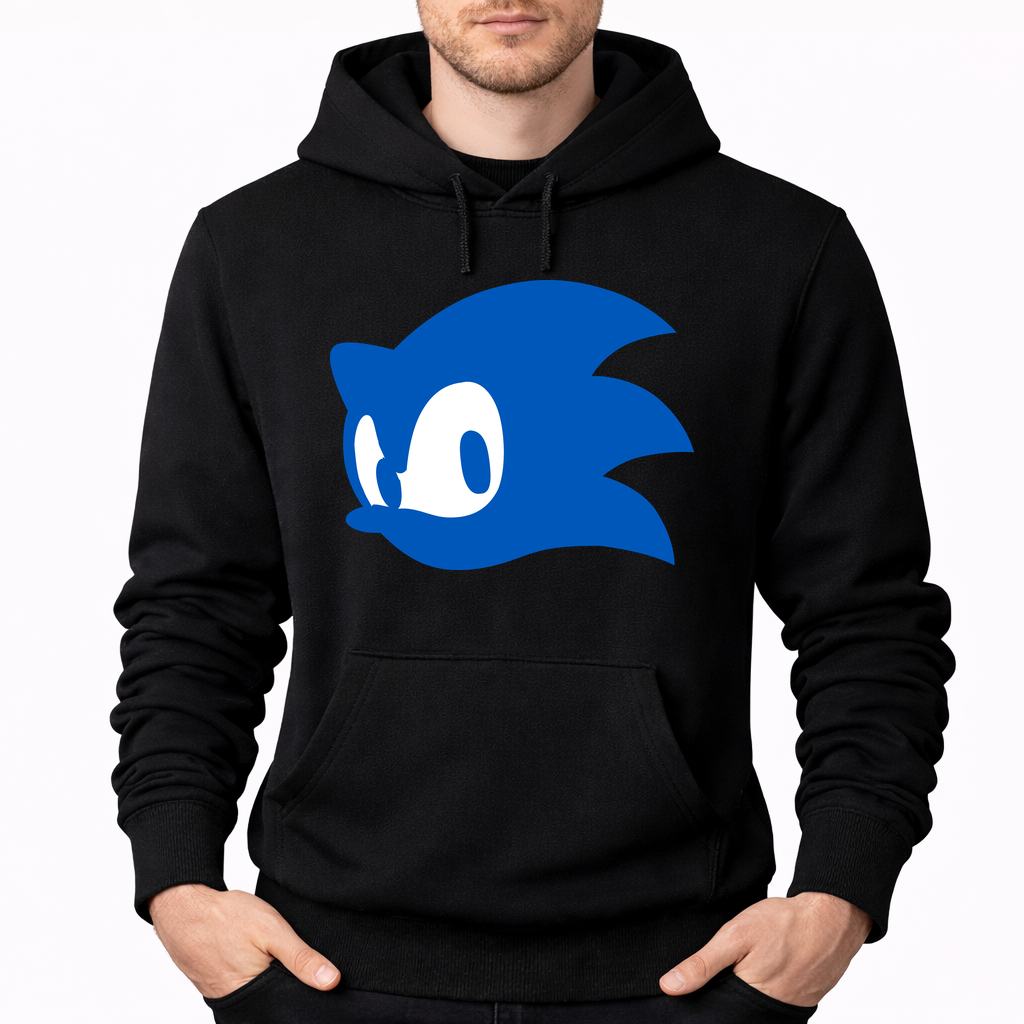 Men's Sonic Pullover Hoodie - Black
