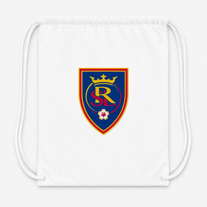 Real Salt Lake Soccer Drawstring Bag - White