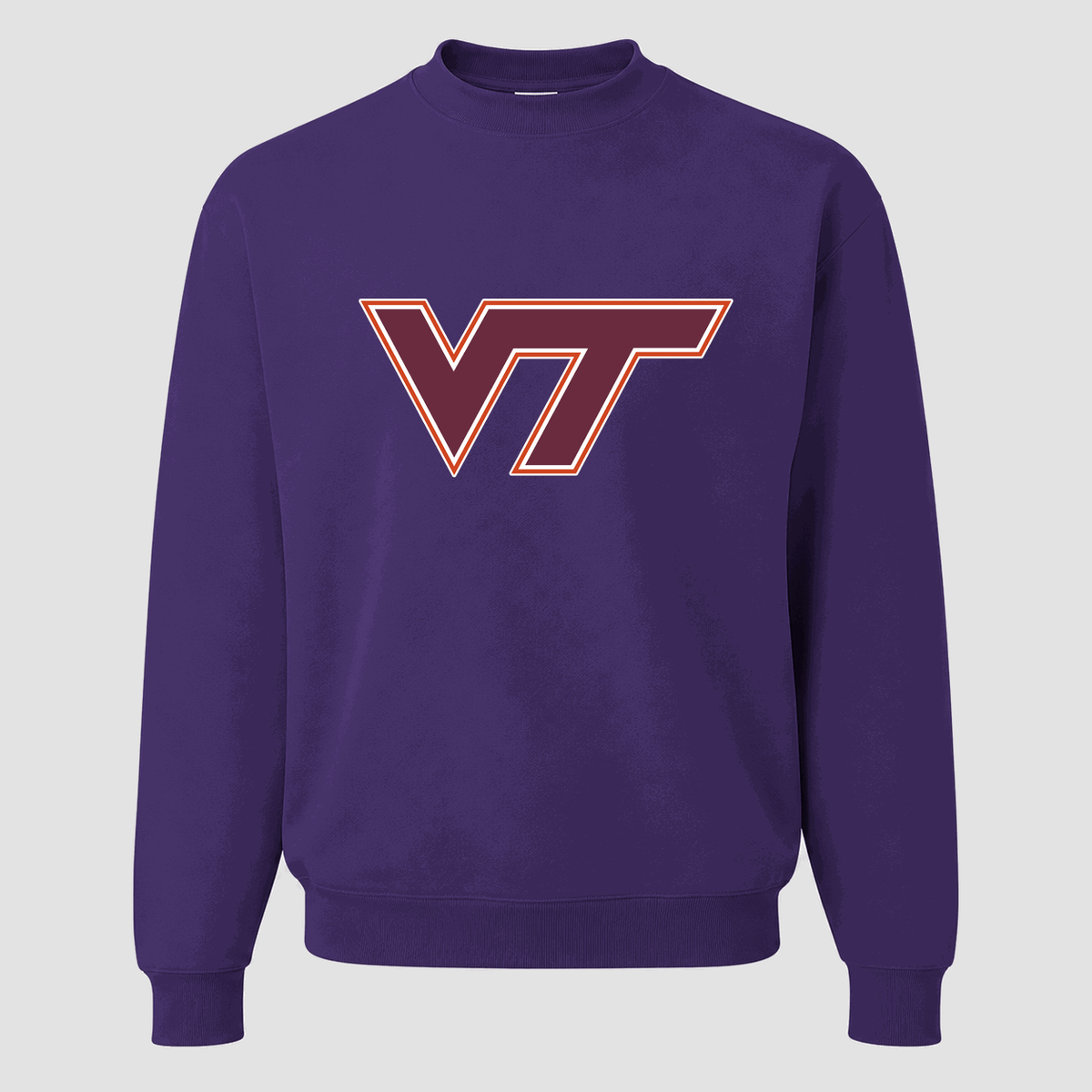 Men's Virginia Tech Hokies Crewneck Sweatshirt - Purple