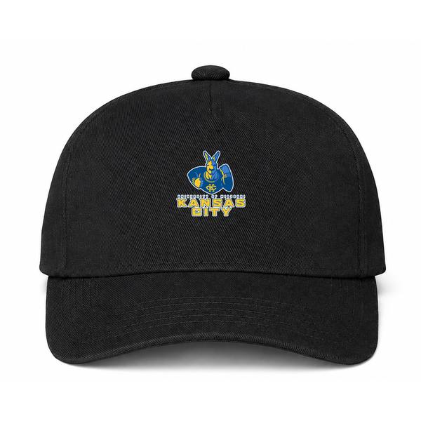UMKC Kangaroos Logo Black Dad Baseball Cap Hat
