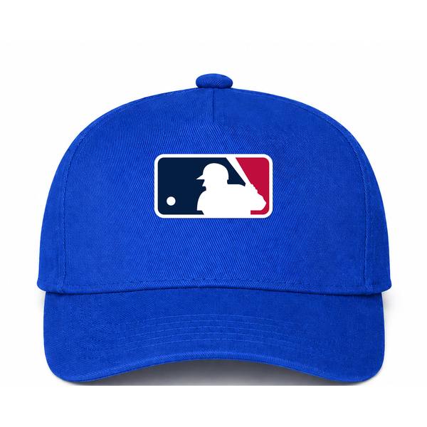 Major League Baseball Logo Blue Dad Baseball Cap Hat