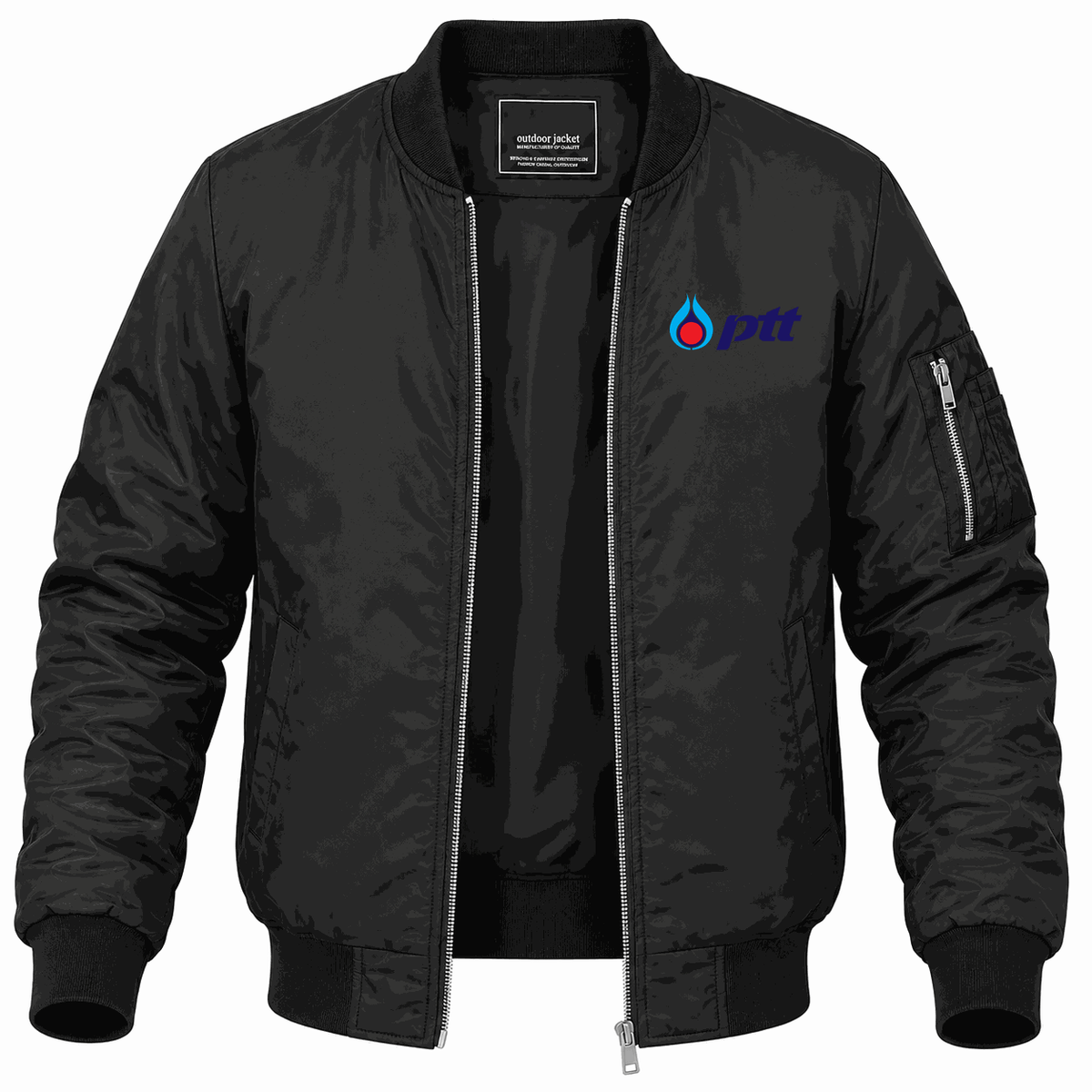 Men's PTT Lightweight Bomber Jacket - Black