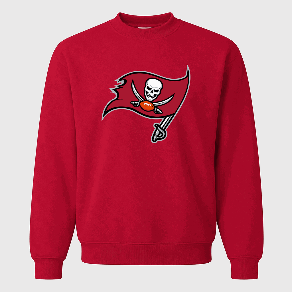 Men's Tampa Bay Buccaneers Crewneck Sweatshirt - Red