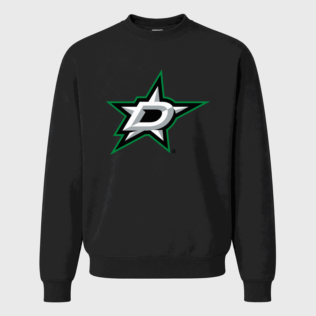 Men's Dallas Stars Crewneck Sweatshirt - Black