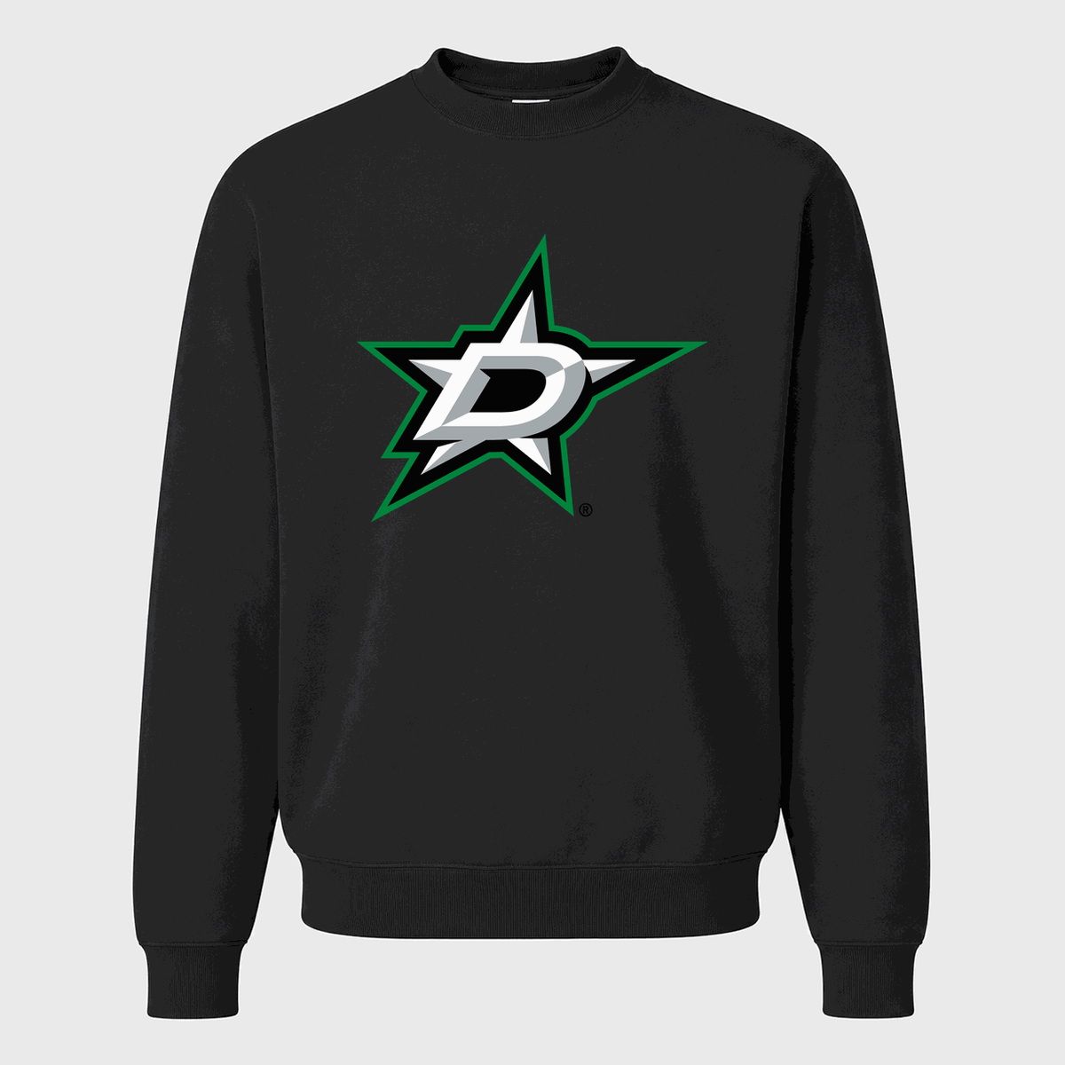 Men's Dallas Stars Crewneck Sweatshirt - Black