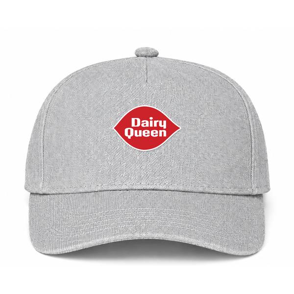 Dairy Queen Logo Version 2 Gray Dad Baseball Cap Hat