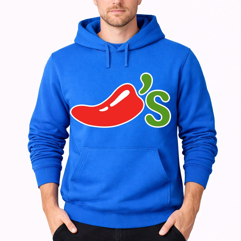 Men's Chili's Pullover Hoodie - Azure