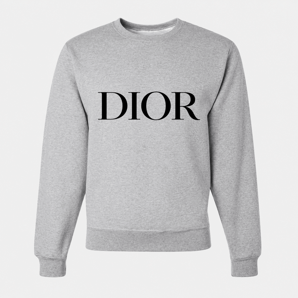 Men's Dior Crewneck Sweatshirt - Gray