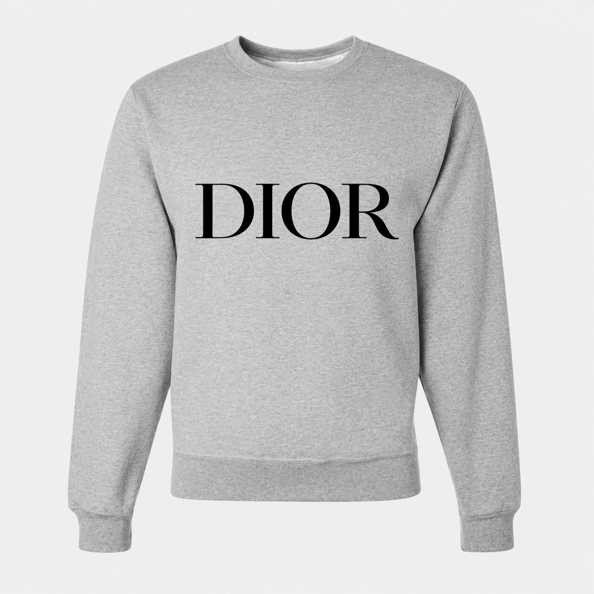 Men's Dior Crewneck Sweatshirt - Gray