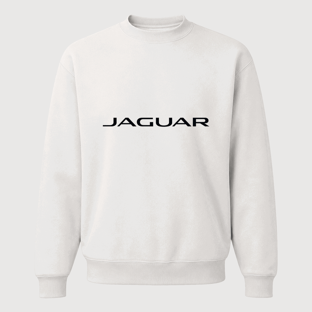 Men's Jaguar Racing Crewneck Sweatshirt - White