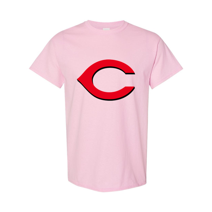 Men's Cincinnati Reds Cotton T-Shirt - Pink