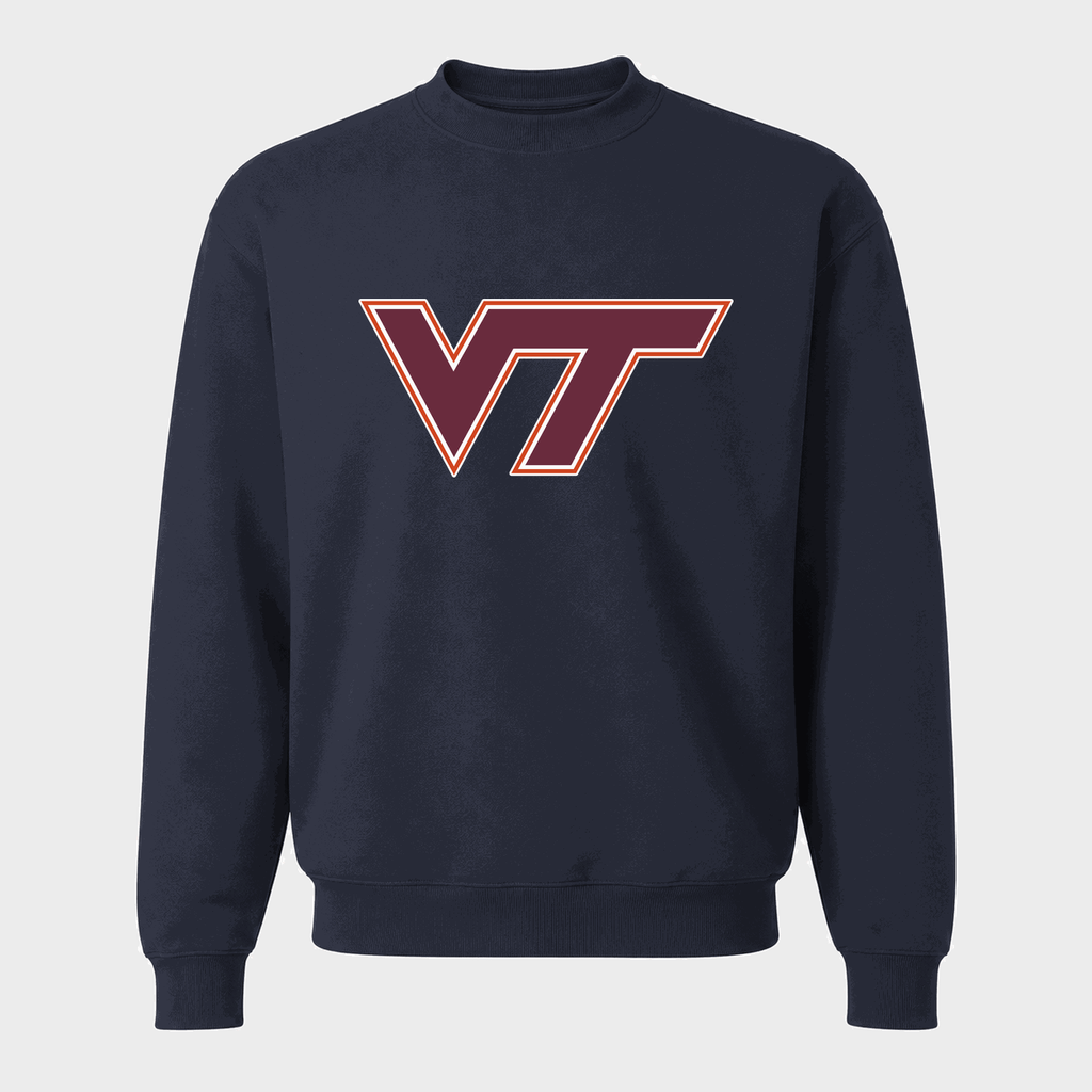 Men's Virginia Tech Hokies Crewneck Sweatshirt - Navy