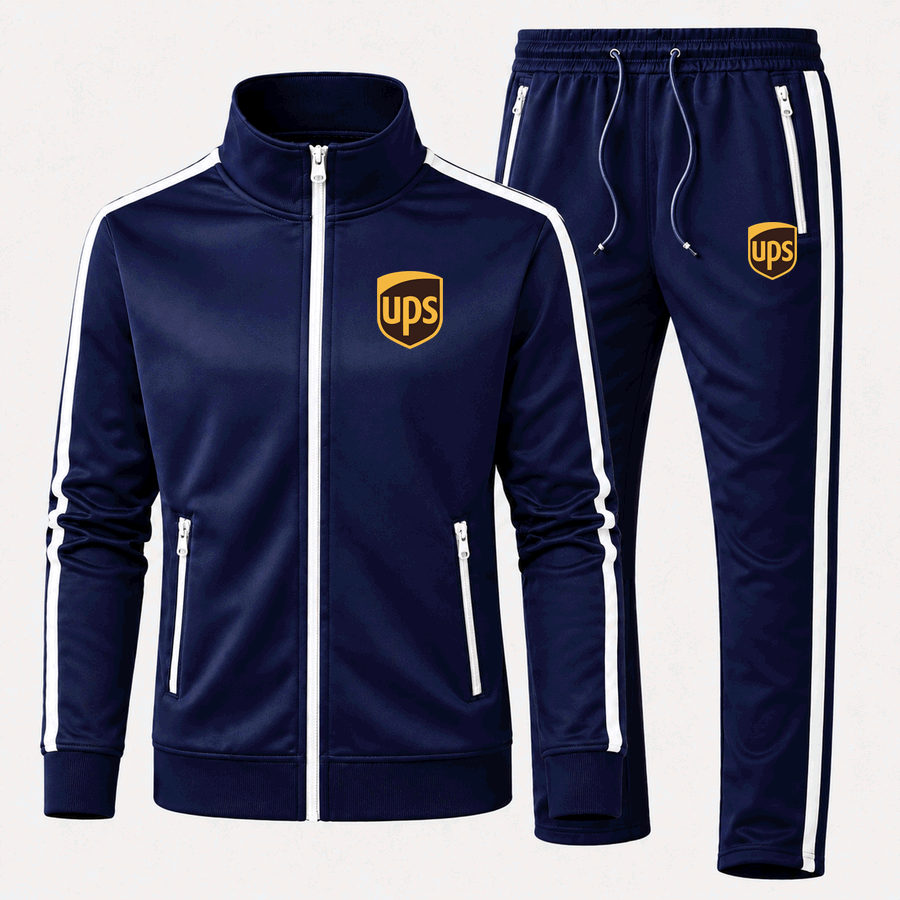 UPS removebg preview tracksuit in Navy
