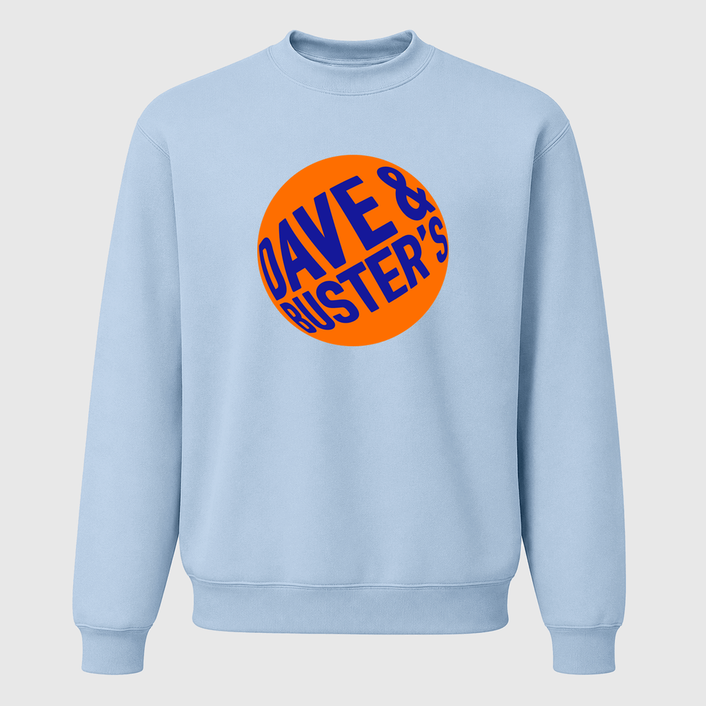 Men's Dave & Buster's Crewneck Sweatshirt - Sky Blue