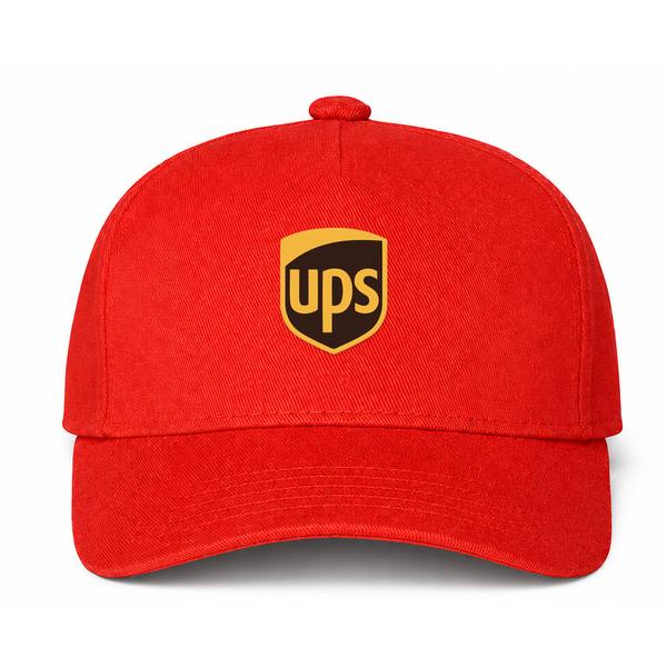 UPS Logo Red Dad Baseball Cap Hat
