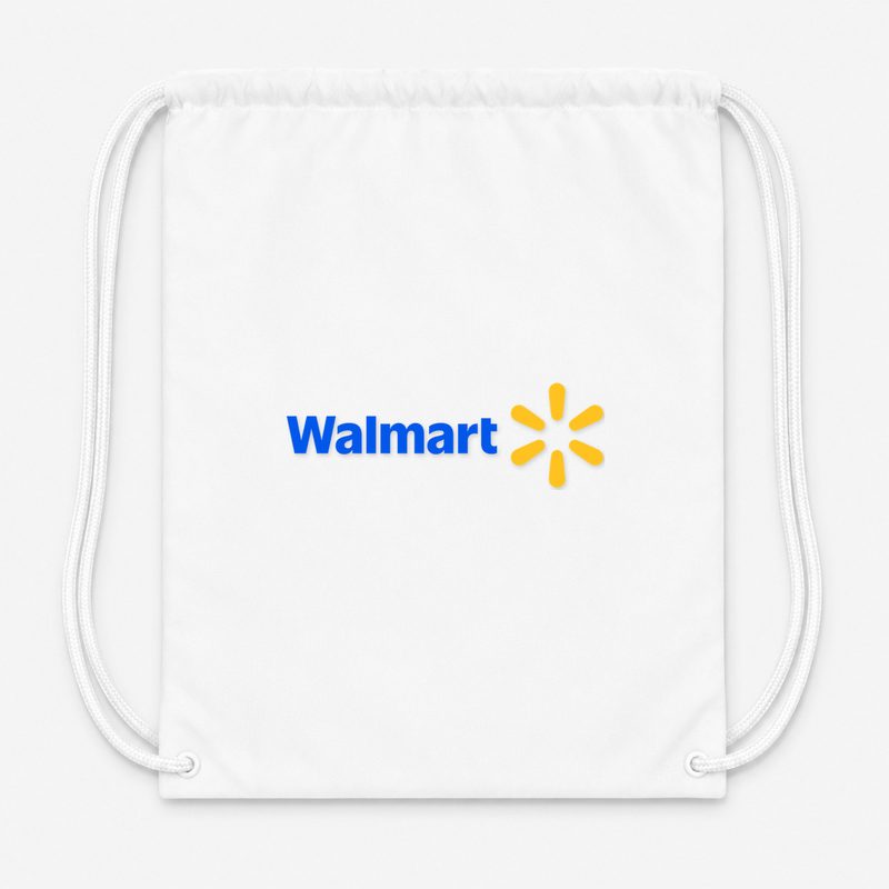 Walmart Drawstring Bag - White