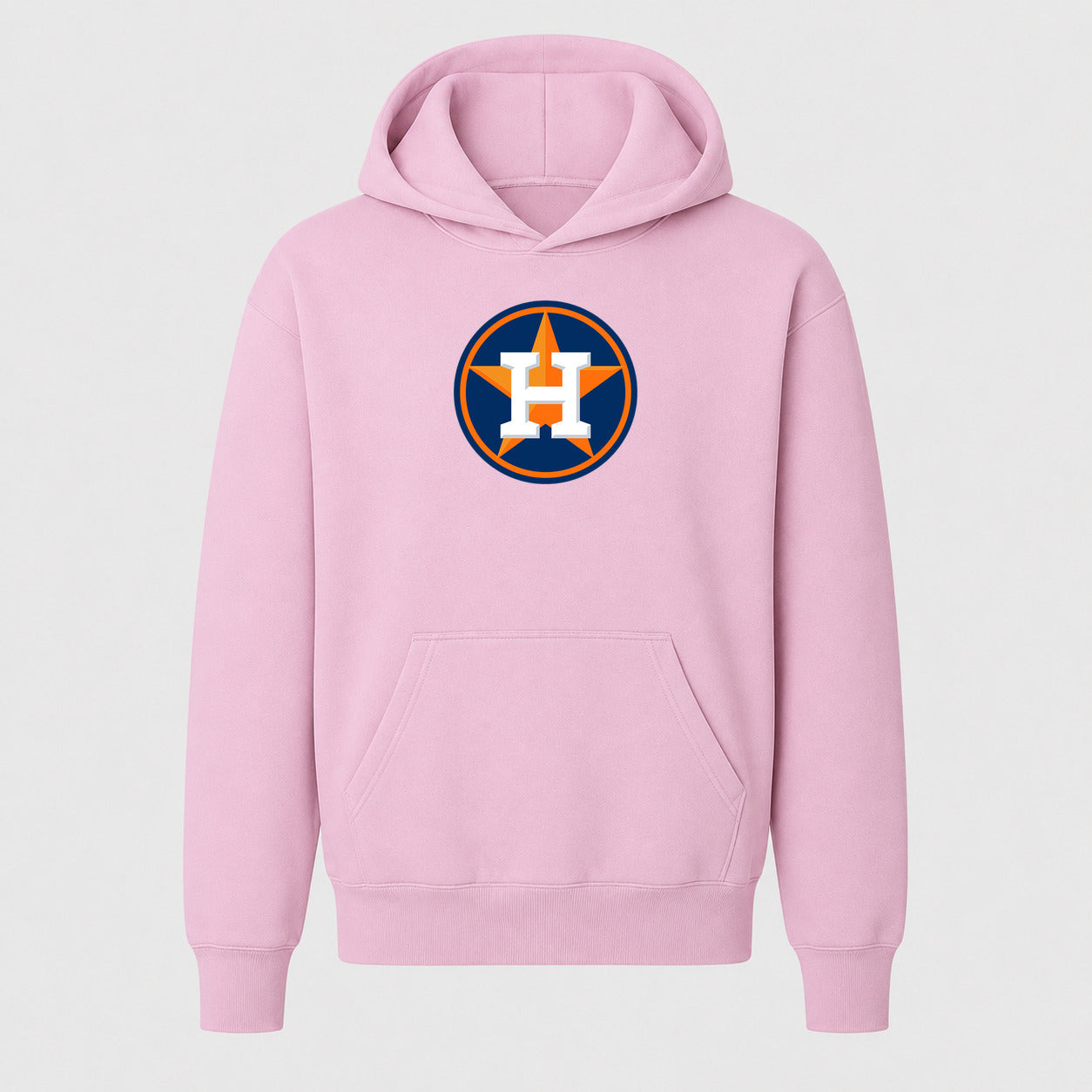 Youth Houston Astros Pullover Hoodie - Light Pink