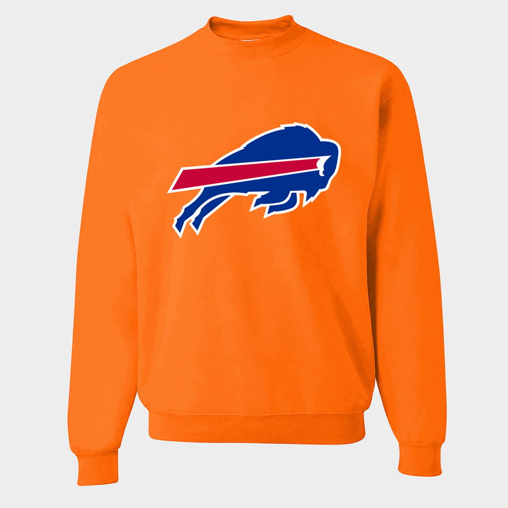 Men's Buffalo Bills Crewneck Sweatshirt - Orange