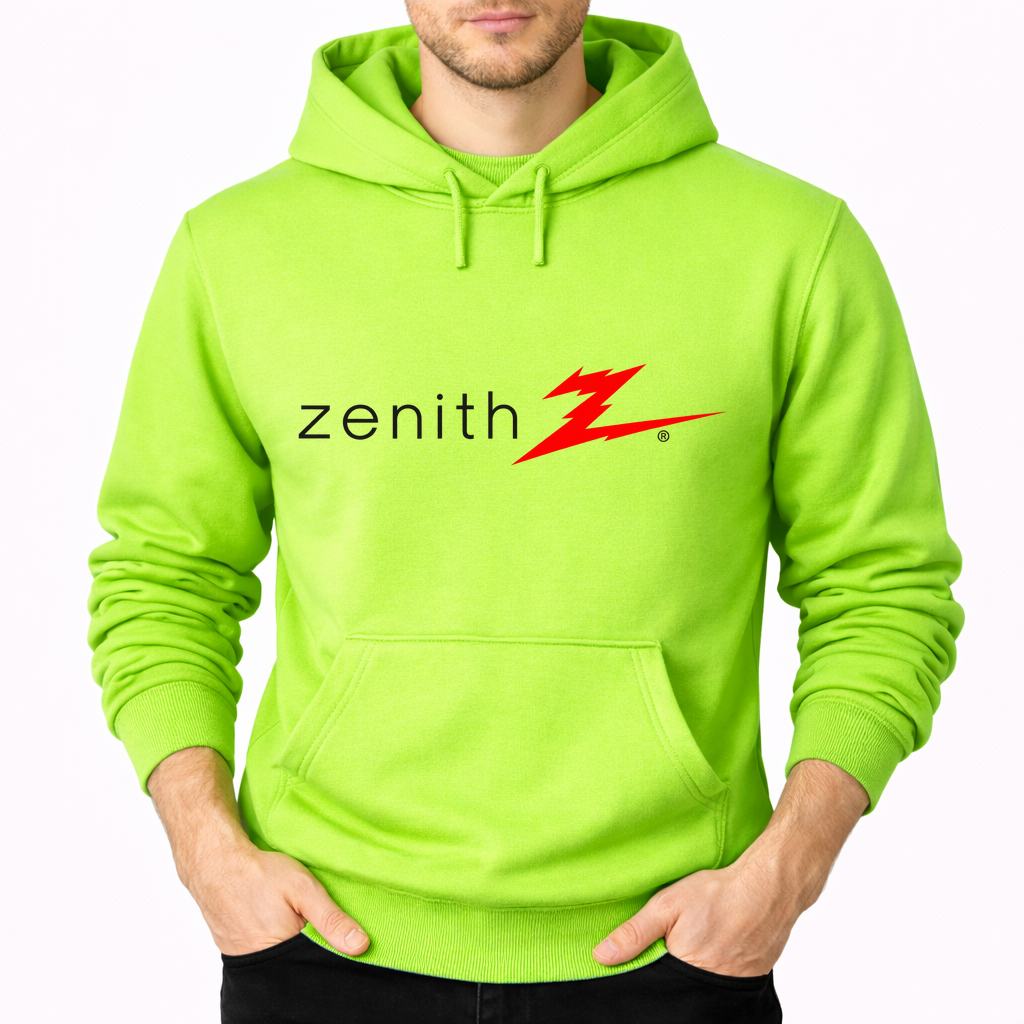 Men's Zenith Pullover Hoodie - Lime green