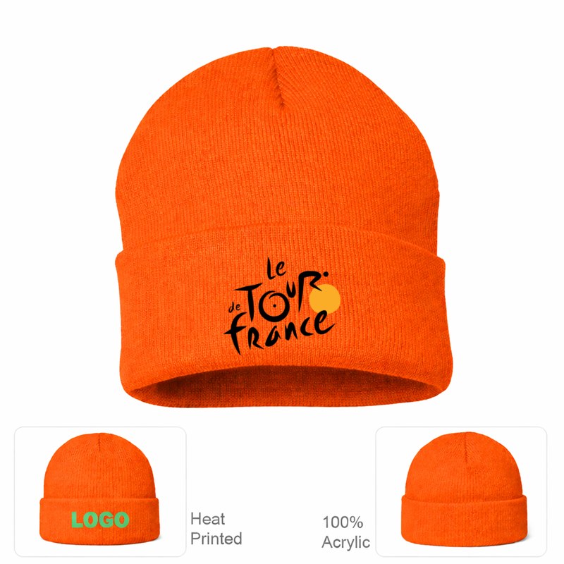 Tour de France Orange Beanie Hat