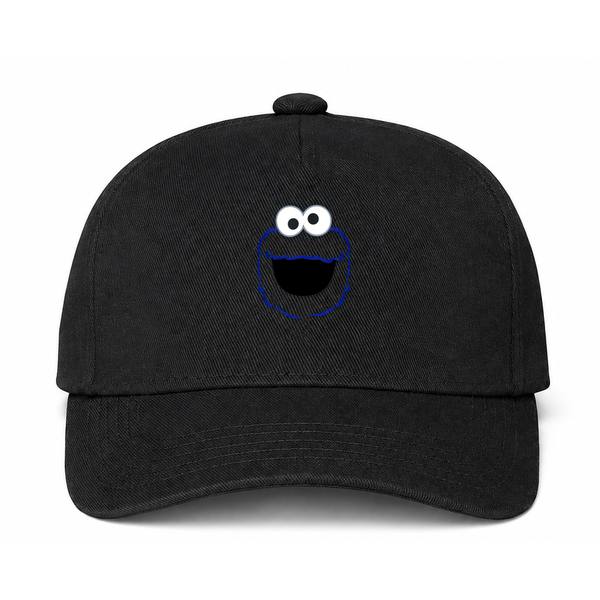 Cookie Monster Black Dad Baseball Cap Hat