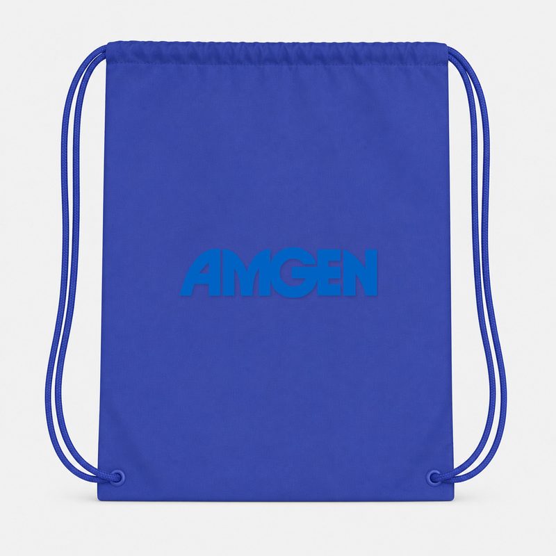 Amgen Min Drawstring Bag - Blue